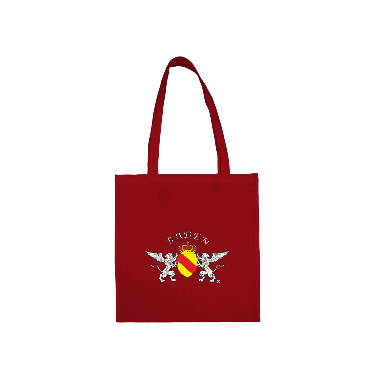 Baumwolltasche "Baden" rot