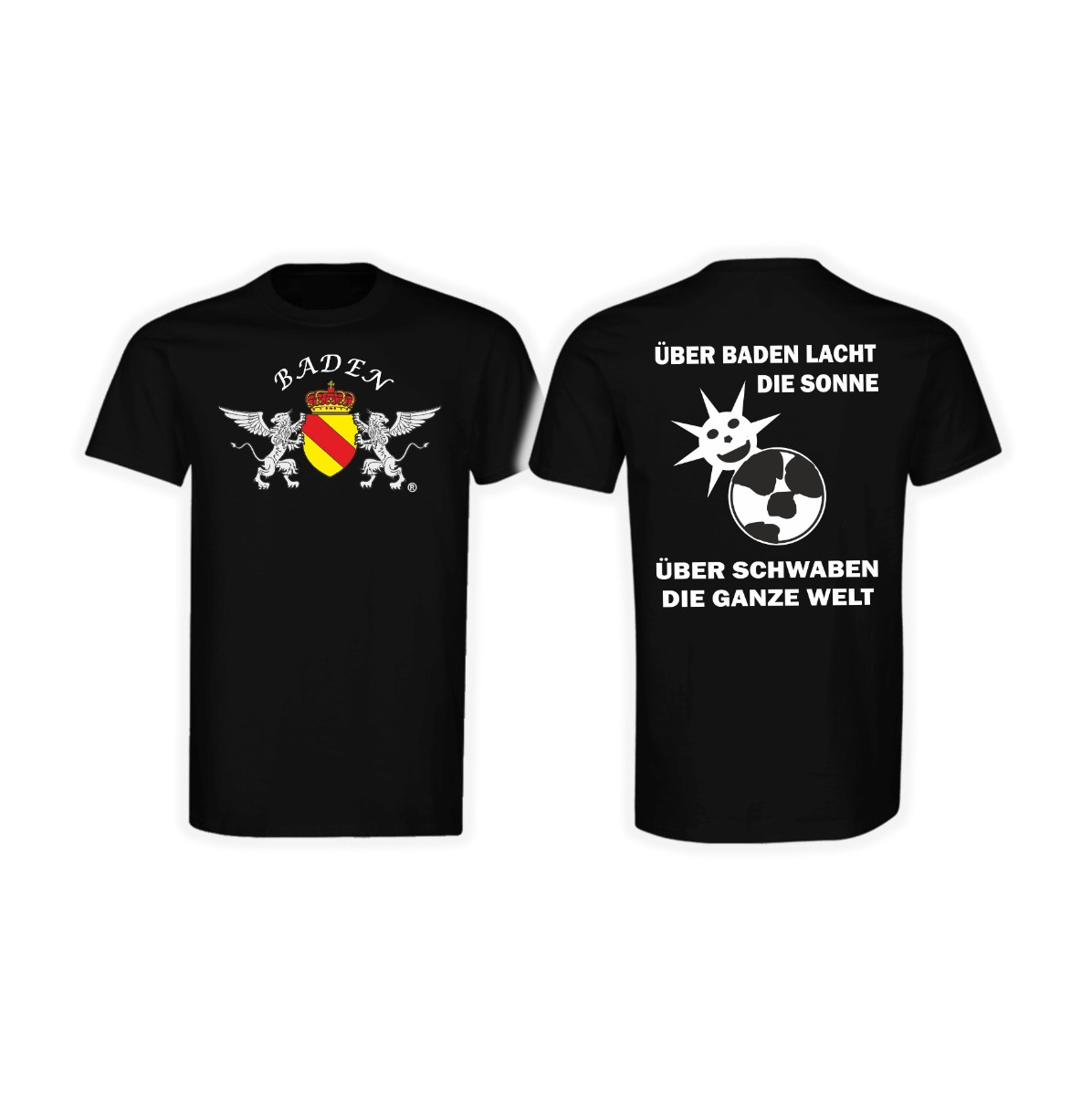 T-Shirt "Baden - Über Baden lacht die Sonne"