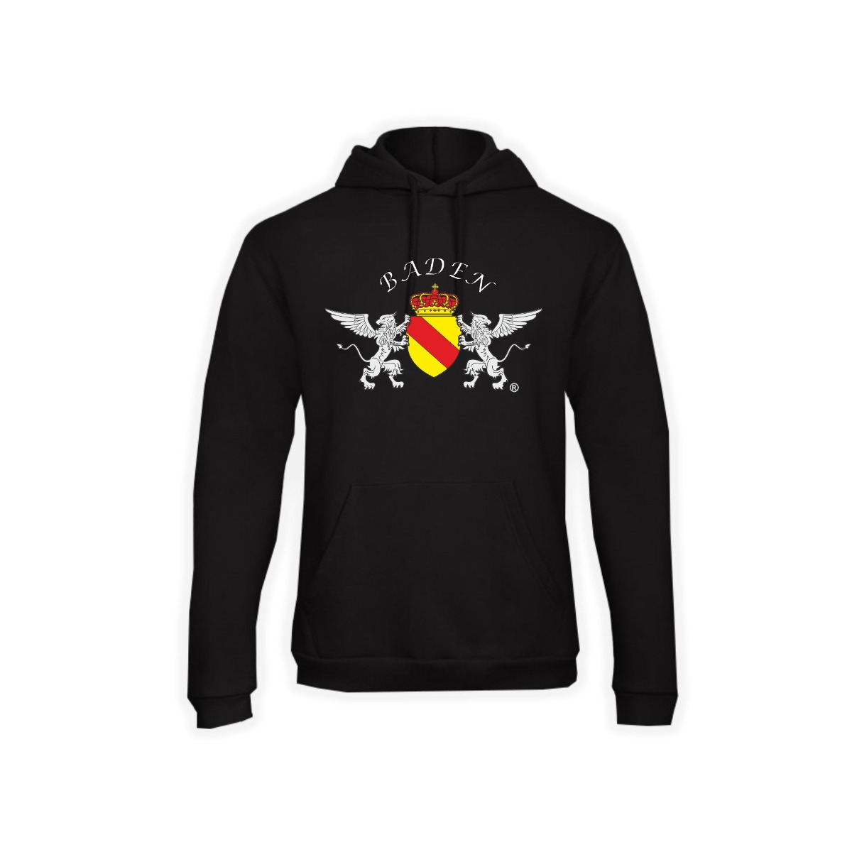 Kapuzen Sweat-Shirt "Baden - Deutscher von Geburt"